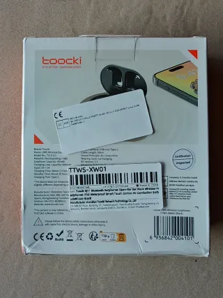 Auriculares deportivos Toocki OWS Bluetooth 5.3