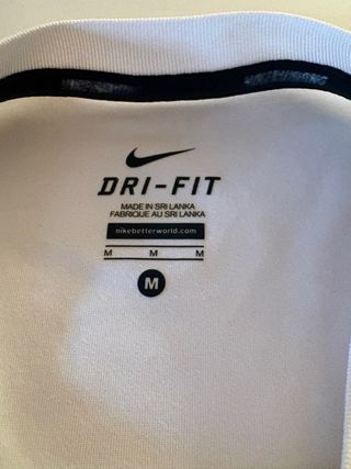 Camiseta Nike Dri-Fit Hombre Blanca