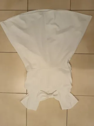 Vestido blanco corto