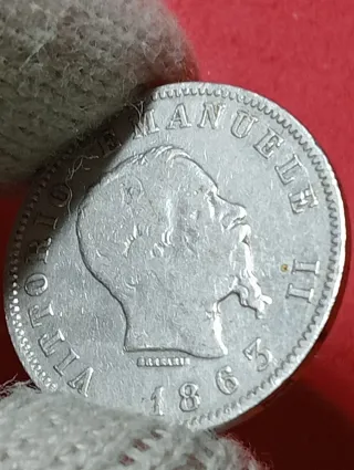 Moneta Regno d'Italia 1 Lira Argento