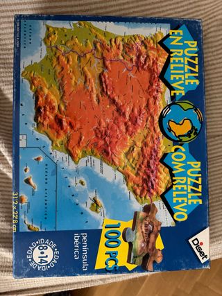 Puzzle 3D Península Ibérica 100 Piezas