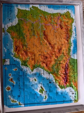 Puzzle 3D Península Ibérica 100 Piezas