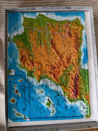 Puzzle 3D Península Ibérica 100 Piezas