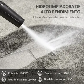 Hidrolimpiadora 1800W con Accesorios