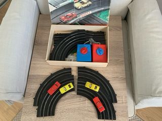 Pista de coches Scalextric antigua