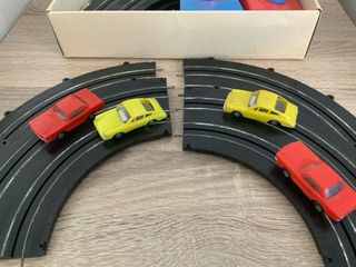 Pista de coches Scalextric antigua