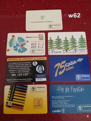7 Carte Telefoniche Spagna