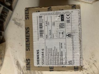 Diferencial Siemens 40A 30mA 4 polos