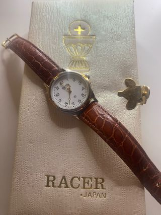 Reloj Racer Dorado y Marrón