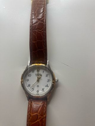 Reloj Racer Dorado y Marrón