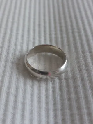 Anillo plata con piedras