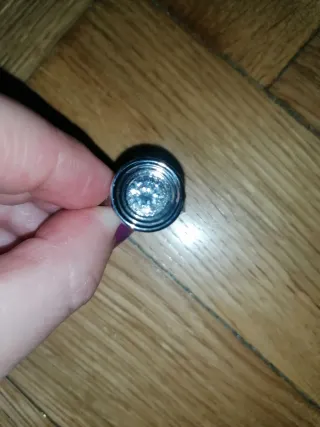 Anillo plateado talla 7. Nuevo