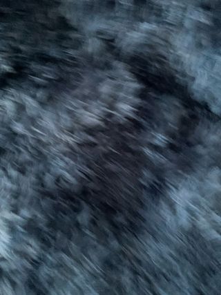 Cama para perro grande azul y negro