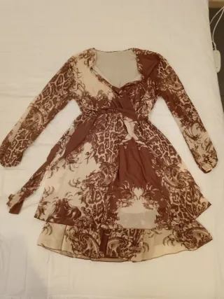 Vestido estampado mujer