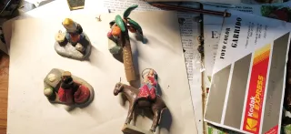 Lote figuras Belén para restaurar