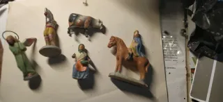 Lote figuras Belén para restaurar