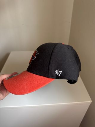 Gorra New York Knicks New Era Negra y Naranja