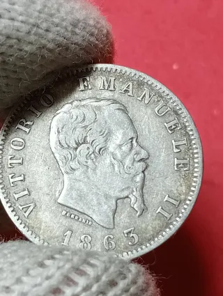 Moneta Regno d'Italia Argento 1 Lira