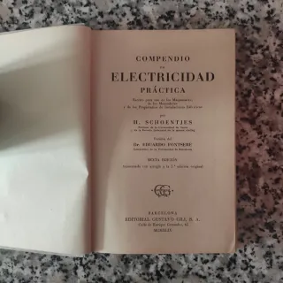 Compendio de electricidad práctica. Hago envíos.