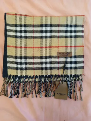 Bufanda Burberry Clásica Tartán