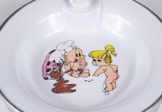 Piatto scaldavivande vintage Chicco anni '60