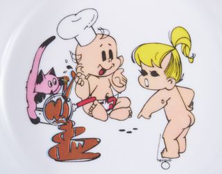 Piatto scaldavivande vintage Chicco anni '60