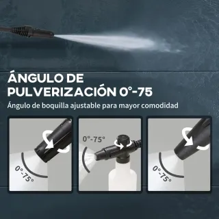 Hidrolimpiadora 1600W 432 L/h Bomba Aluminio