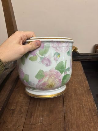 Vaso Capodimonte Vintage Fiori