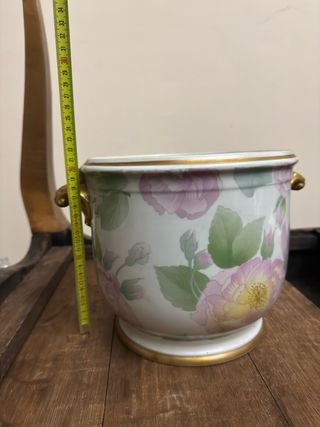 Vaso Capodimonte Vintage Fiori