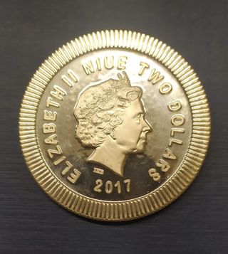 2017 Niue 2 Dollari Argento 999 Athena