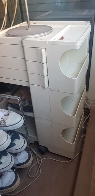 Carrello mobiletto vintage Joe Colombo