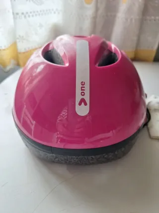 Casco Bicicleta Niña Rosa Btwin