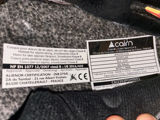 Casc Esquí Cairn Android 54-56