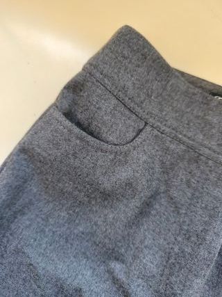 Pantalón mujer TOT-HOM gris talla 38 tejido lana v