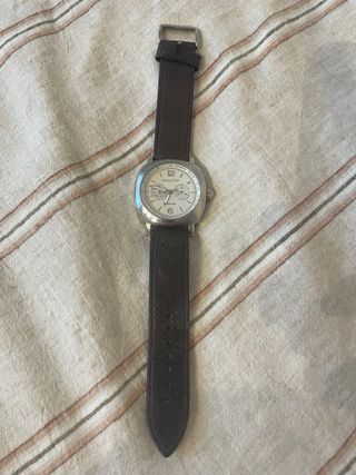 Reloj Massimo Dutti Marrón y Plateado