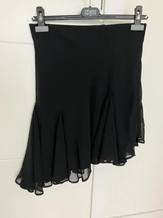 Falda de tul negra mujer
