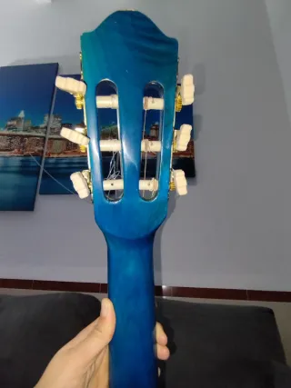 Guitarra Toledo Primera Azul