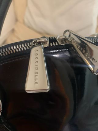 Borsa a mano vernice nera