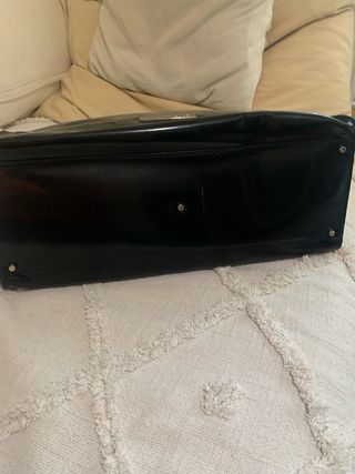 Borsa a mano vernice nera