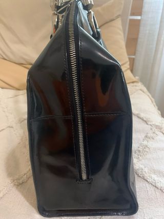 Borsa a mano vernice nera