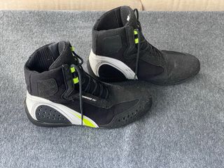 Botas de Moto Dainese 42 Negro-Blanco-Flúor