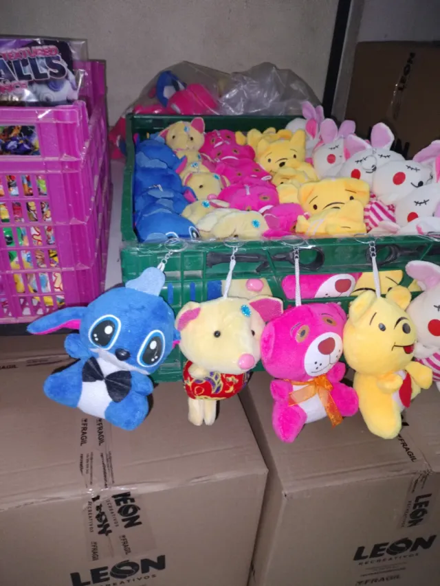 Lote mini peluches llavero