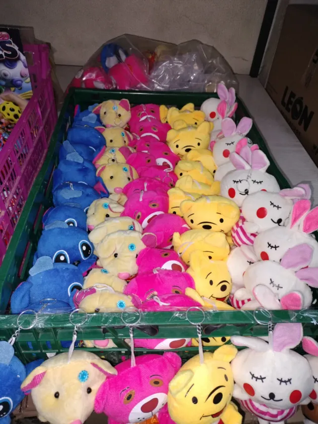 Lote mini peluches llavero