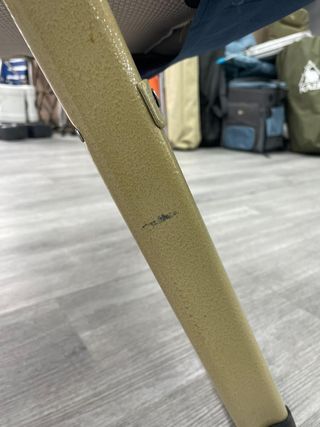 Silla Plegable Confort Azul/Beige