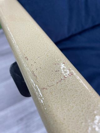 Silla Plegable Confort Azul/Beige