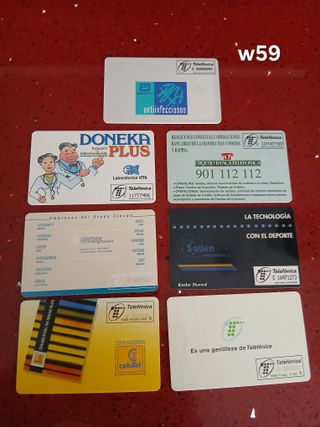 7 Carte Telefoniche Spagna