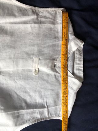 Blusa sin mangas blanca talla S