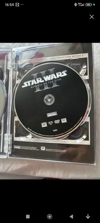Trilogía Star Wars Episodios I, II, III DVD