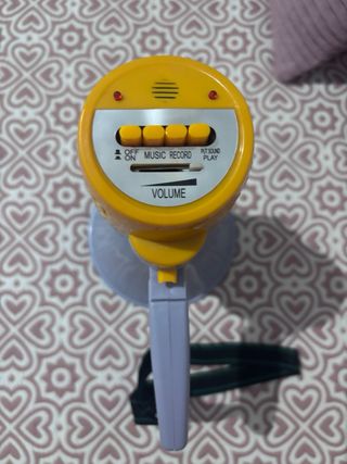 Altavoz Megáfono Gris y Amarillo