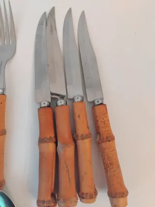 Set di posate in bambù per 4 persone